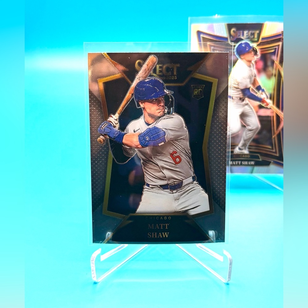š„Matt Shaw Rookie Lot! Crusade Blue/Silver Refractor + Select Refractor Rookie! - Picture 4 of 8